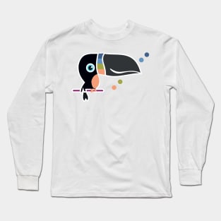 Rainbow Toucan Long Sleeve T-Shirt